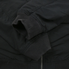 00s GAP Black Quilt-lined Bomber Jacket Size XL
