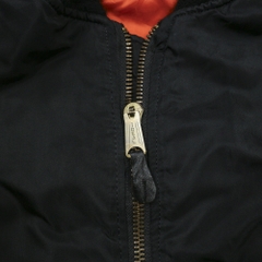Vtg Alpha Industries USA Made Bomber Jacket Size L
