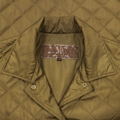 Crocodile Quilted Jacket Women Size L