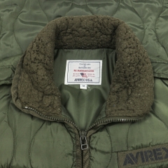 Avirex Japan Quilted Olive Utility Jacket Size M
