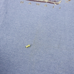 Vintage 90s Oneita USA Hawaii Print T-Shirt Size M