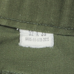 Vintage 70s U.S. Army OG-507 Fatigue Pants Size 28