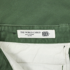 Back Number Sateen Green Cargo Pants Size 35