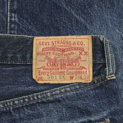 90s LEVI'S 1955 501XX Valencia Factory Selvedge Denim Jeans Size 31