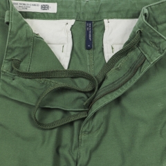 Back Number Sateen Green Cargo Pants Size 35
