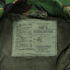 90s British Army Camo Combat Jacket Size L