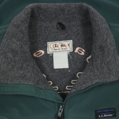 Vtg L.L.Bean Fleece-lined Warm-up Jacket Size L