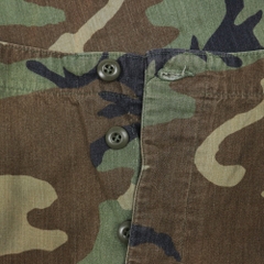 90s U.S. Army Woodland Camo Combat Trousers Size XL