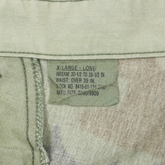 90s U.S. Army Woodland Camo Combat Trousers Size XL