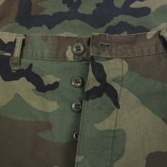 90s U.S. Army Woodland Camo Combat Trousers Size L