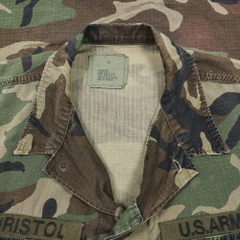 90s U.S. Army BDU Woodland Camo Jacket Size M