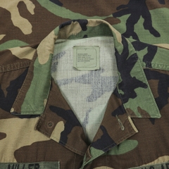 90s U.S. Army BDU Woodland Camo Jacket Size M