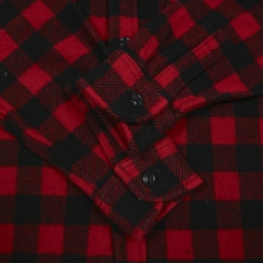 Vtg Bemidji USA Wool Buffalo Check Shirt Size M