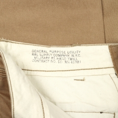 Double RL RRL Military Khaki Trousers Size 30