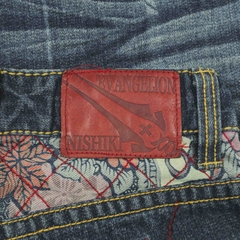 Nishiki x Evangelion Embroidery Denim Jeans Size 29