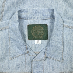 90s Edwin Japan Cotton Hemp Trucker Jacket Size L