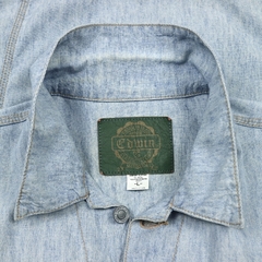 90s Edwin Japan Cotton Hemp Trucker Jacket Size L