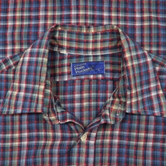 Vintage JCPenney Plain Pockets Plaid Shirt Size L