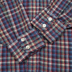 Vintage JCPenney Plain Pockets Plaid Shirt Size L