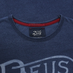 Deus ex Machina Indigo Blue Logo T-Shirt Size M