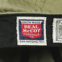 The Real McCoy’s Olive Herringbone Newsboy Cap