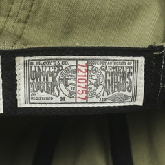 The Real McCoy’s Olive Herringbone Newsboy Cap