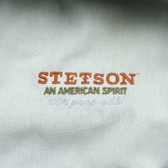 Stetson USA Silk Herringbone Newsboy Cap