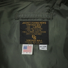 Cooper USA Made Repro. MA-1 Bomber Jacket Size L