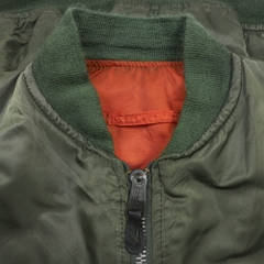 Alpha Industries USA Made MA-1 Bomber Jacket Size L