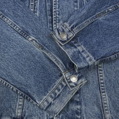 90s GAP Denim Type Trucker Jacket Size L