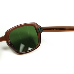 80s U.S. Military Issue Glasses Brown - Green Lens [50-22]