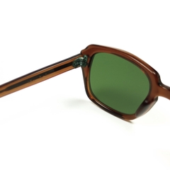 80s U.S. Military Issue Glasses Brown - Green Lens [50-22]
