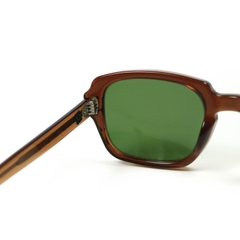 80s U.S. Military Issue Glasses Brown - Green Lens [52-20]