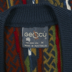 Geccu Made in Australia 3D Knit Wool Cardigan Size M