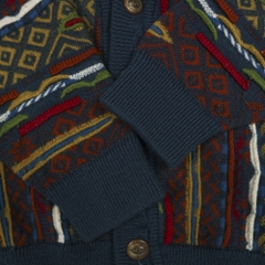 Geccu Made in Australia 3D Knit Wool Cardigan Size M