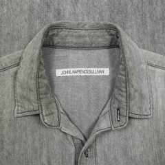 John Lawrence Sullivan Grey Denim Shirt Size M