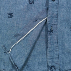 Calee Japan Selvedge Chambray Work Shirt Size S