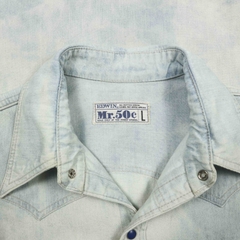 90s Edwin Japan Denim Western Shirt Size S