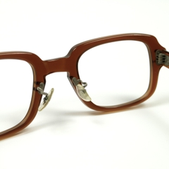 80s U.S. Military Issue Glasses Frame Nose Pads - Brown [50-24]