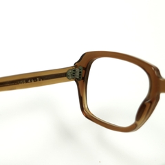 70s U.S. Military Issue Glasses Frame - Light Brown [50-20]