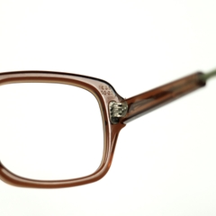 80s U.S. Military Issue Glasses Frame Brown Cable Temple [50-20]