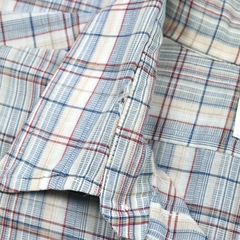 Vtg 80s Levi's Olympic Games Plaid Shirt Size L