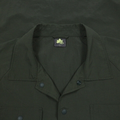 Logos Park Olive Nylon Windbreaker Jacket Size L