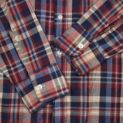 Vintage 70s Montgomery Ward Plaid Shirt Size M