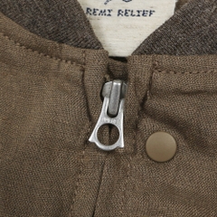 Remi Relief Japan Linen Unlined MA-1 Jacket Size L