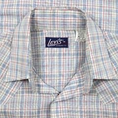 Vintage 80s Levi's USA Western Shirt Size M