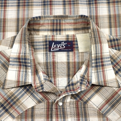 Vintage 80s Levi's USA Western Shirt Size L