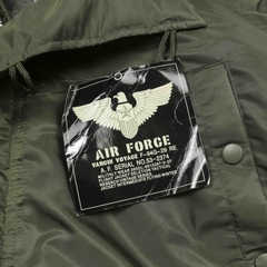 Virgin Voyage Type N-3B Olive Parka Size M