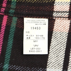 Lee Japan Line Flannel Western Shirt Size M