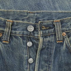 2001 LEVI'S 1947 501 Valencia Factory Made Selvedge Denim Jeans Size 29